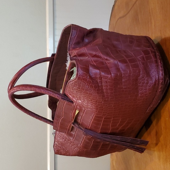 Like NEW Brian Atwood large Grace east west tote - Picture 2 of 11